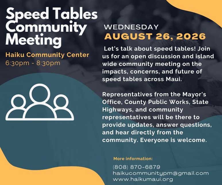 Speed Tables Meeting
