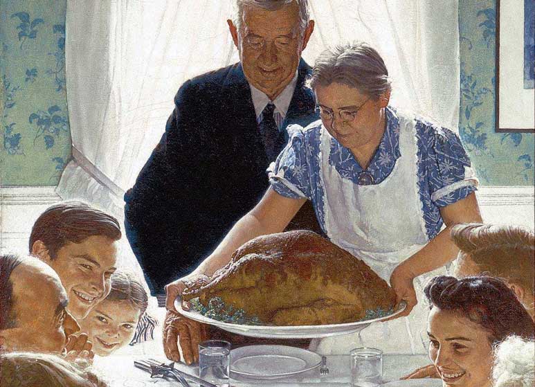 Norman Rockwell - Freedom from Want